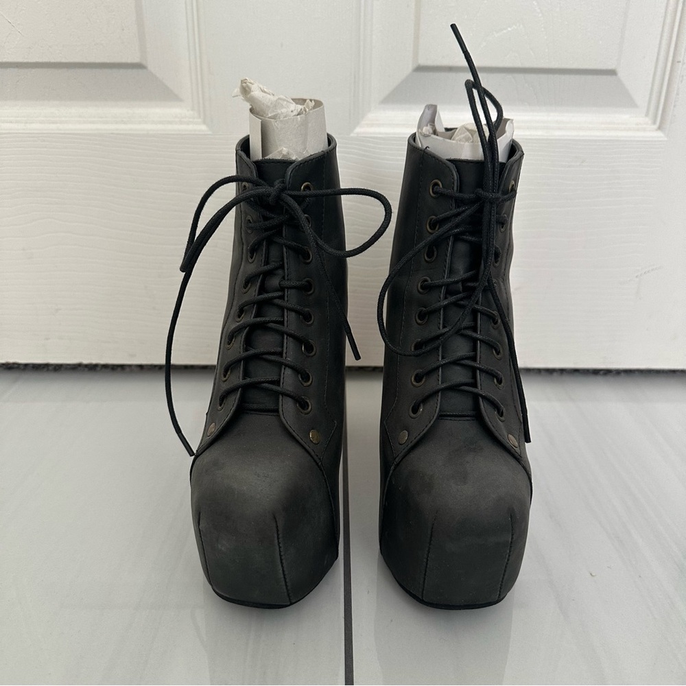 Jeffrey Campbell Black Lita Boots